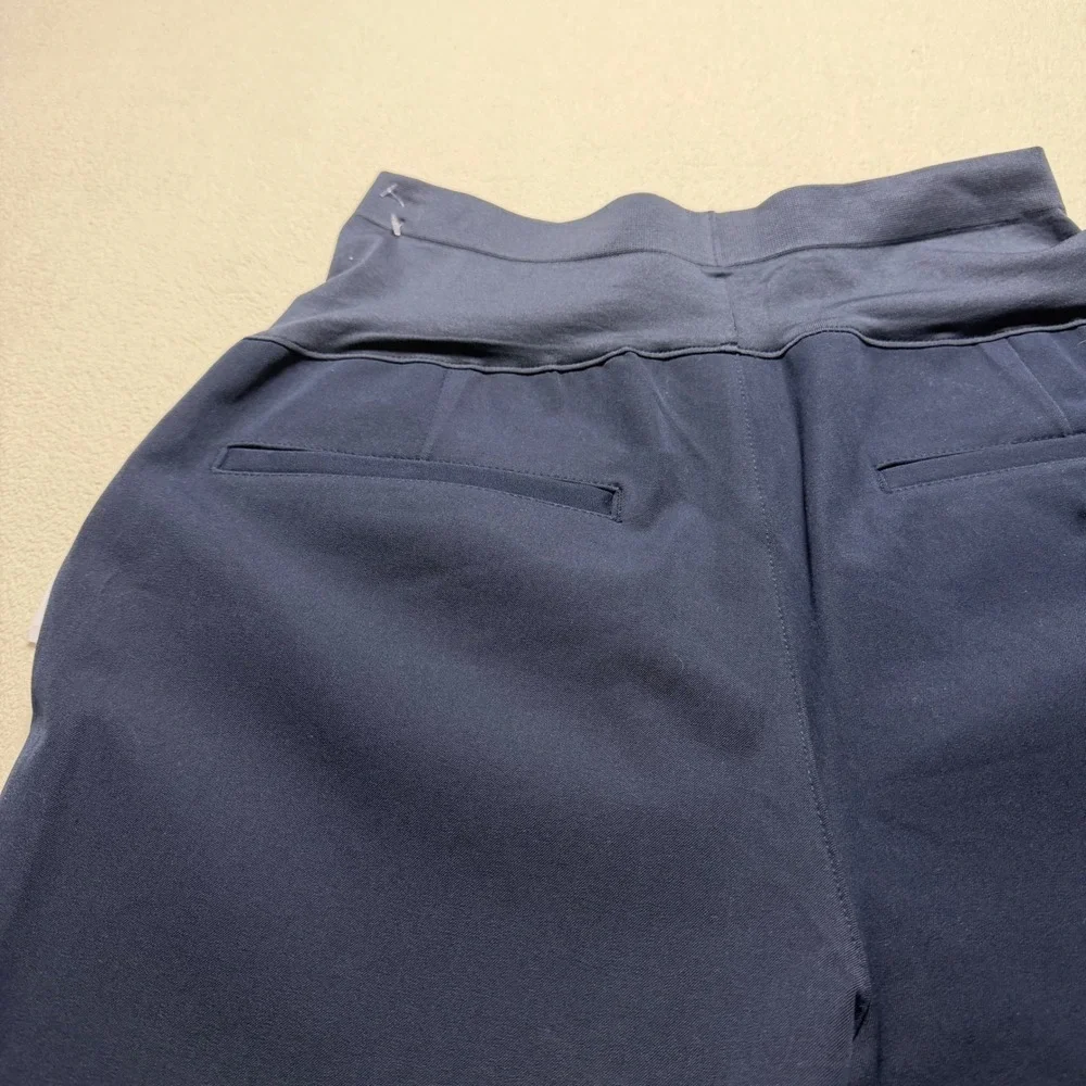Old Navy Maternity Full Panel Straight Leg Navy Blue Dress Pants Size 14 NWT